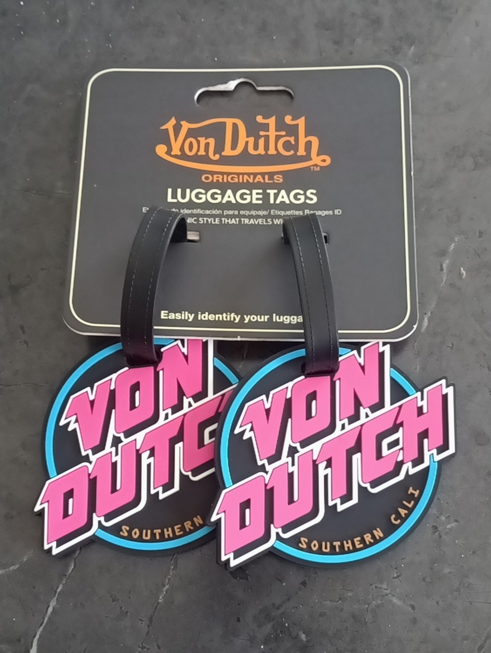 Von Dutch Set Of 2 Luggage Tags